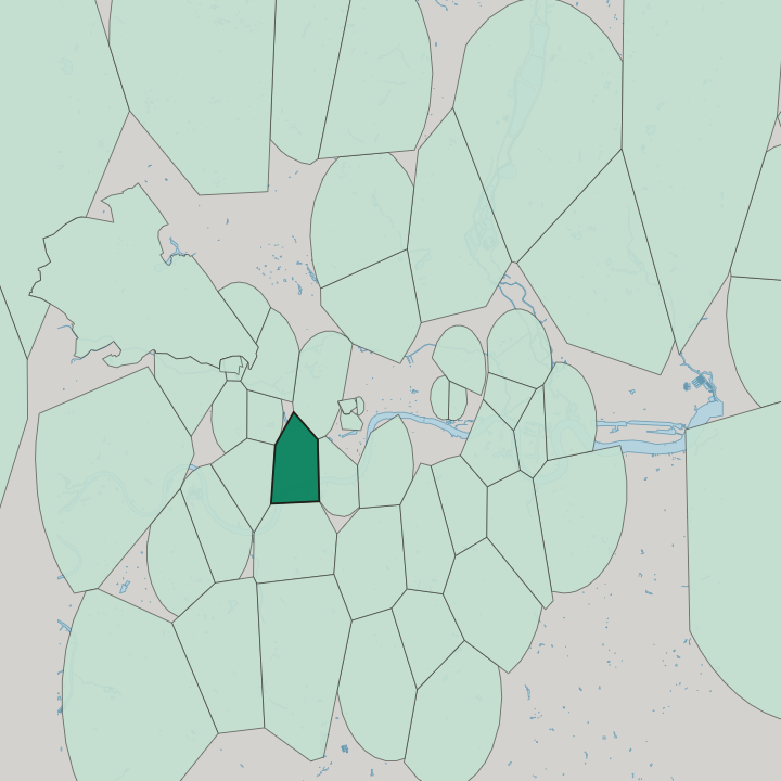 Map showing Chelsea — In London