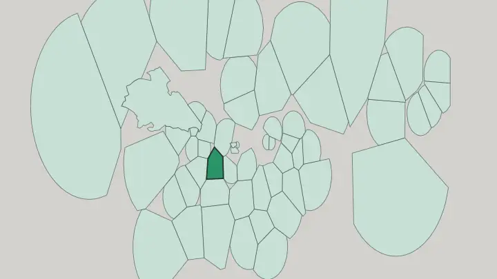 Map of Chelsea in London