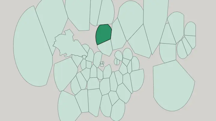 Map of Crouch End in London