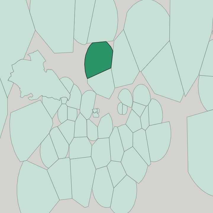 Map showing Crouch End — In London