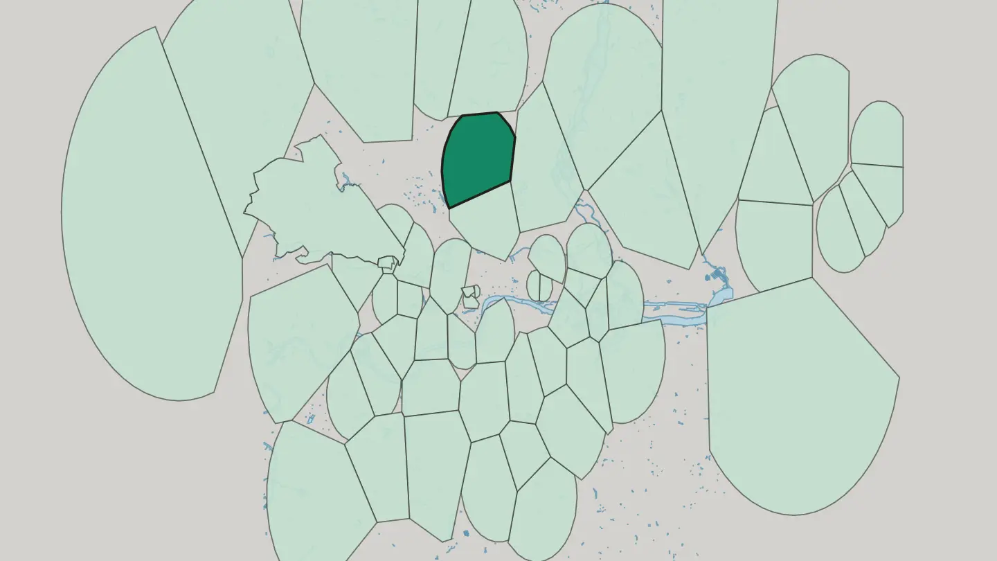 Map of Crouch End in London