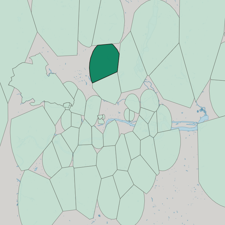Map showing Crouch End — In London