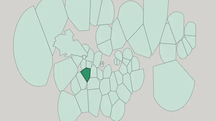 Map of Earls Court in London