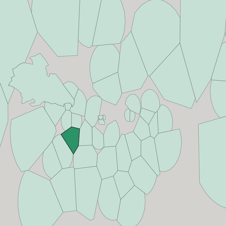 Map showing Earls Court — In London