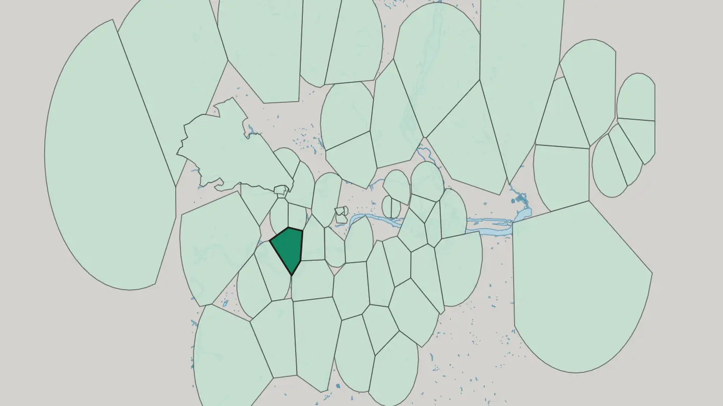 Map of Earls Court in London