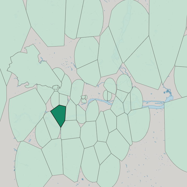 Map showing Earls Court — In London