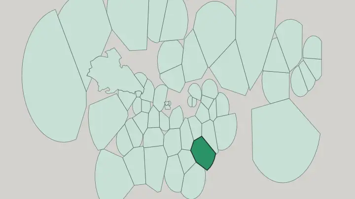Map of Forest Hill in London
