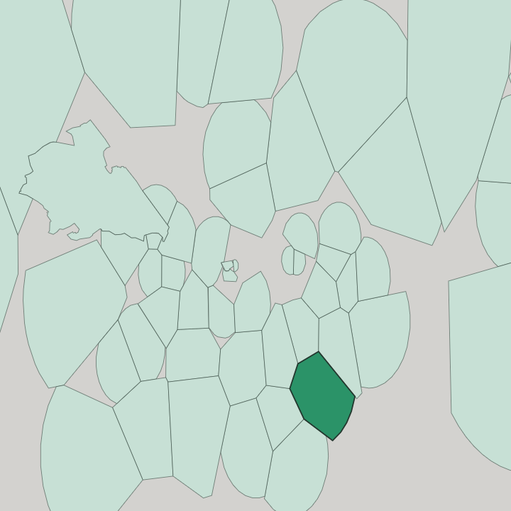Map showing Forest Hill — In London