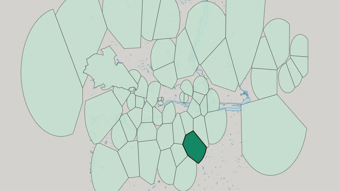 Map of Forest Hill in London