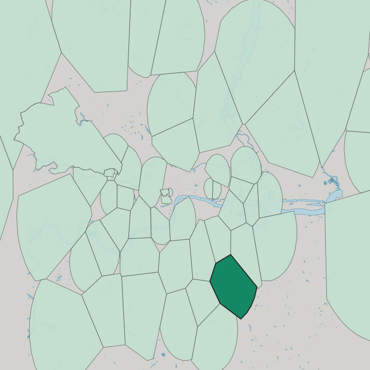 Map showing Forest Hill — In London