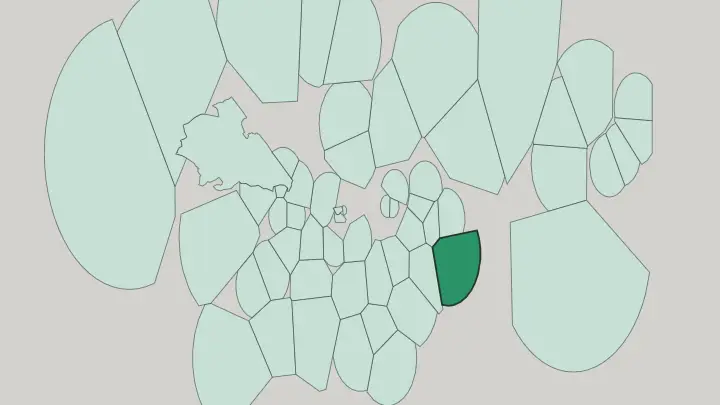 Map of Greenwich in London