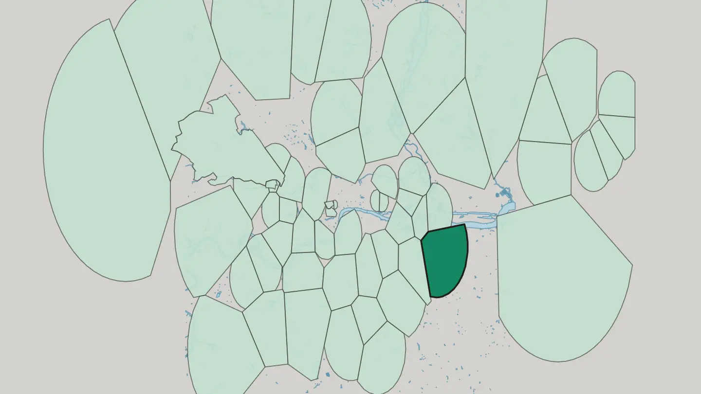 Map of Greenwich in London