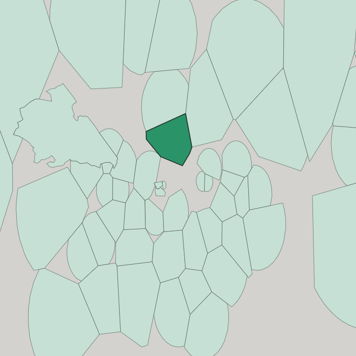 Map showing Holloway — In London