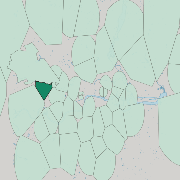 Map showing Kensal Green — In London