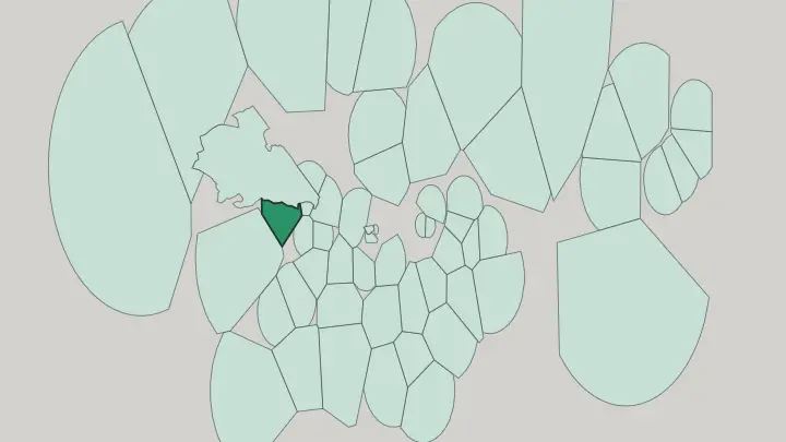 Map of Kensal Green in London