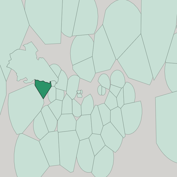 Map showing Kensal Green — In London