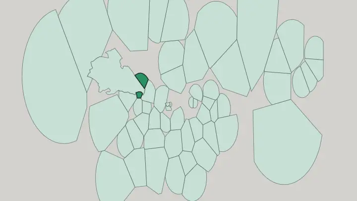 Map of Kilburn in London