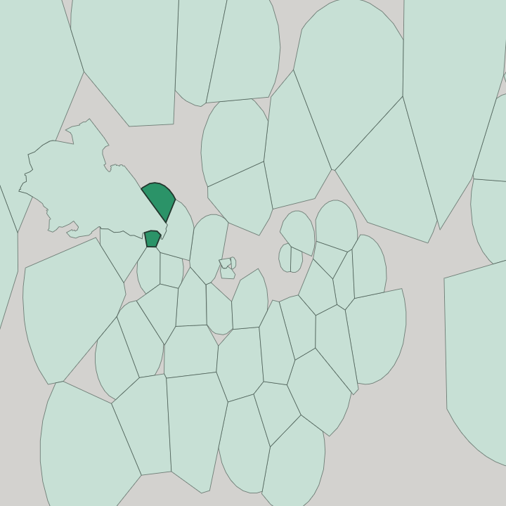 Map showing Kilburn — In London