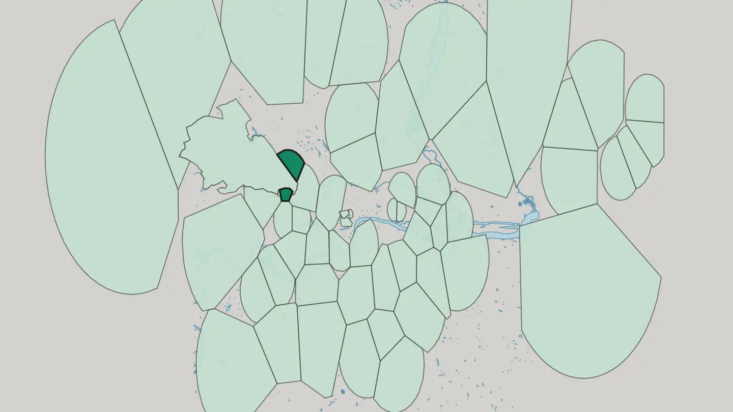 Map of Kilburn in London