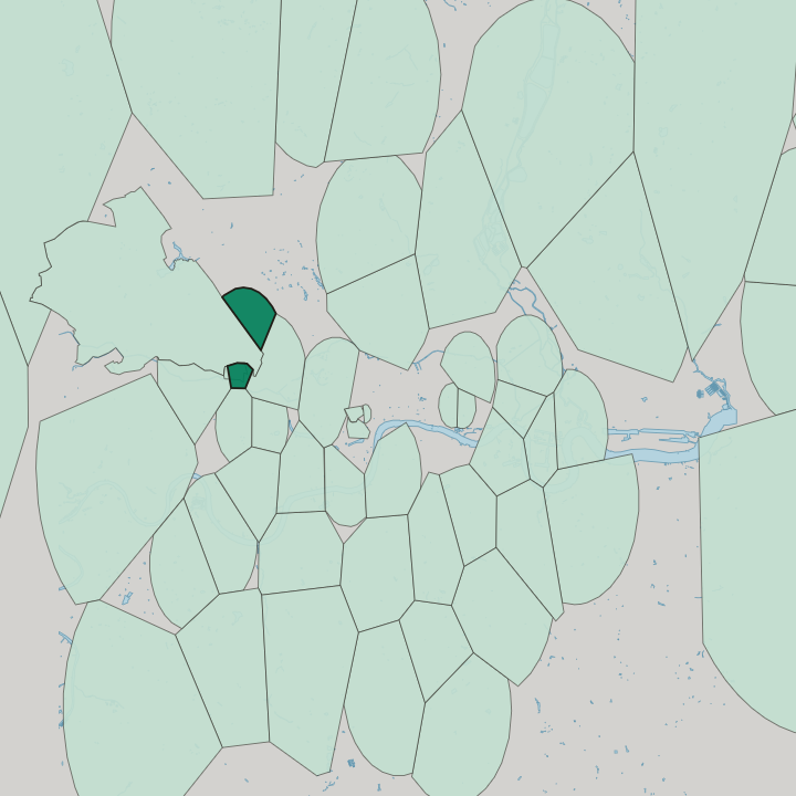 Map showing Kilburn — In London