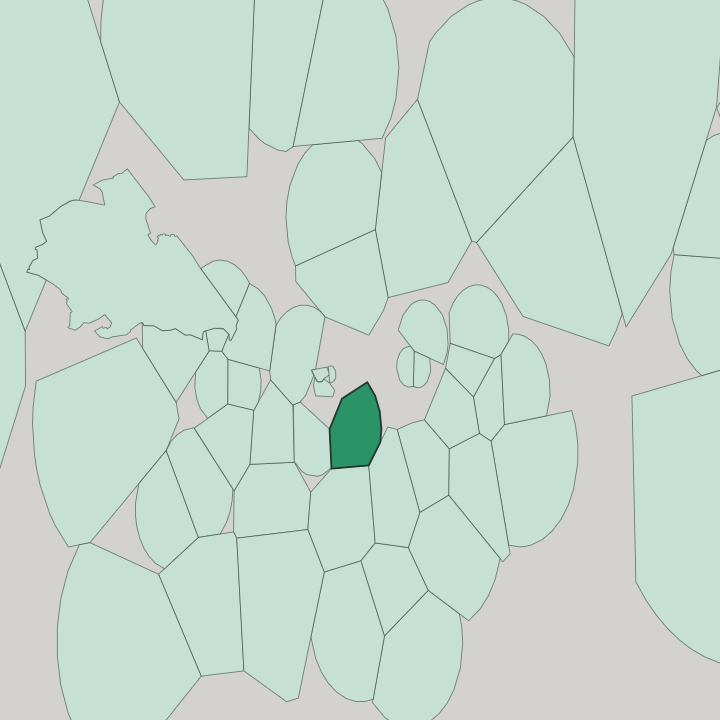 Map showing Lambeth — In London