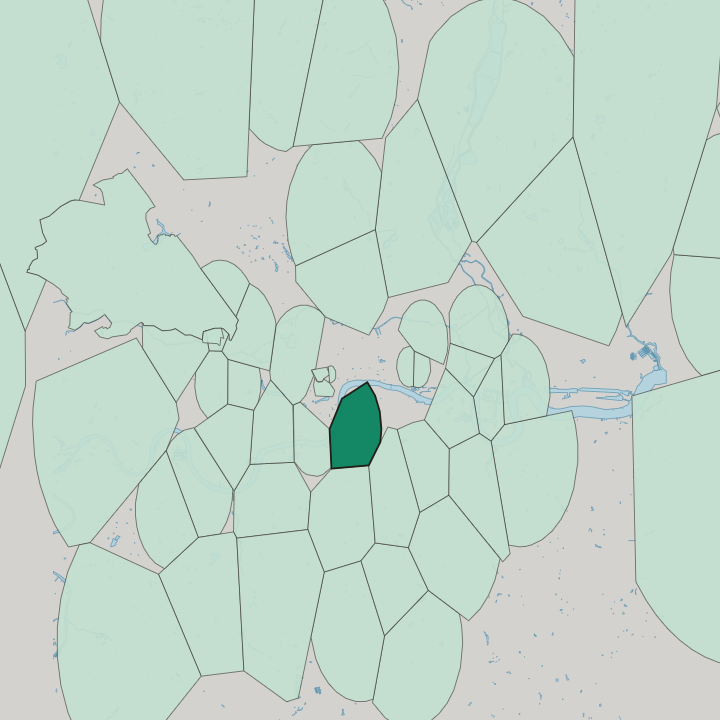 Map showing Lambeth — In London