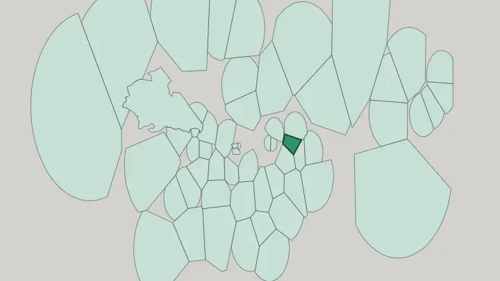 Map of Limehouse in London
