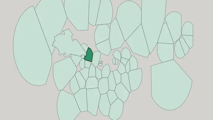 Map of Maida Hill in London