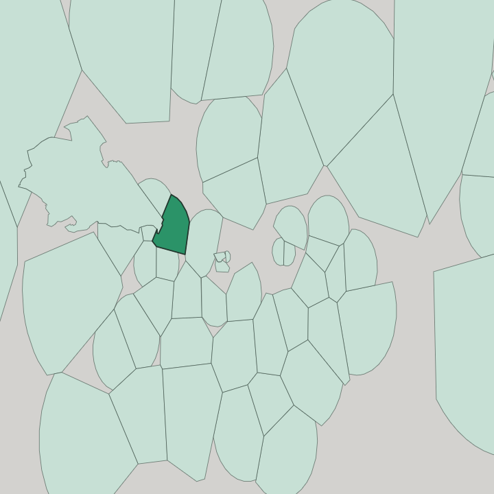 Map showing Maida Hill — In London