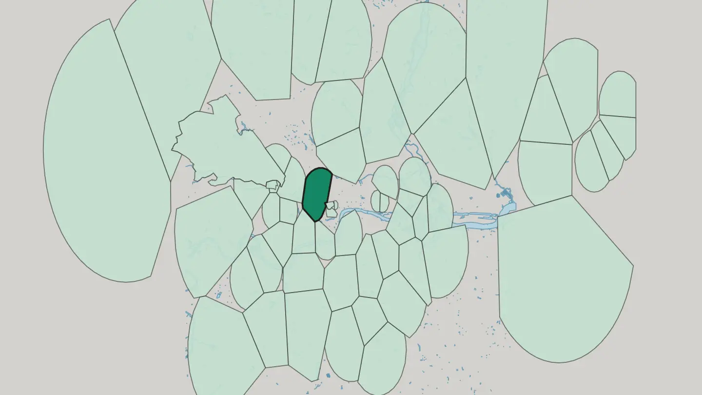 Map of Marylebone in London