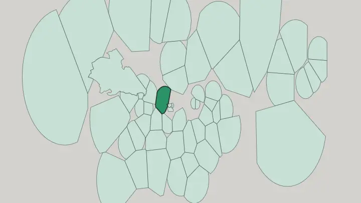 Map of Marylebone in London