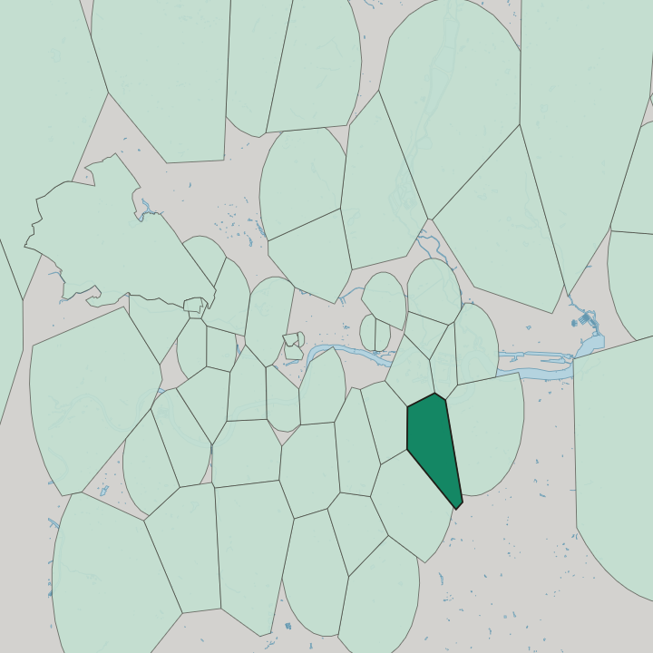 Map showing New Cross — In London