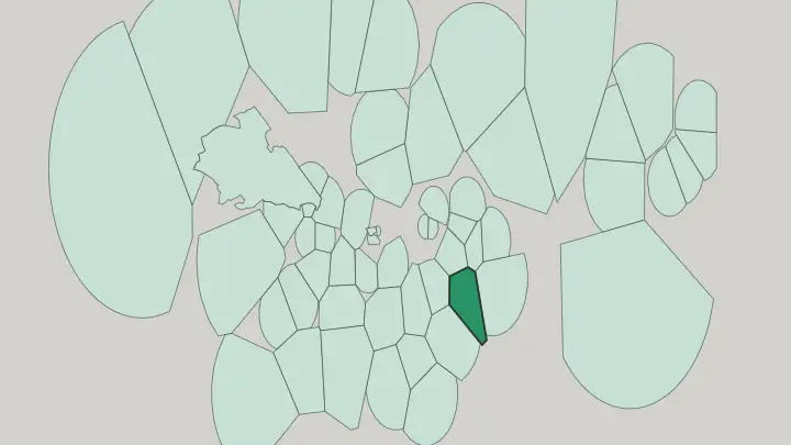 Map of New Cross in London