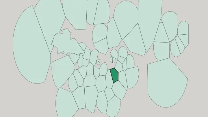 Map of Peckham in London