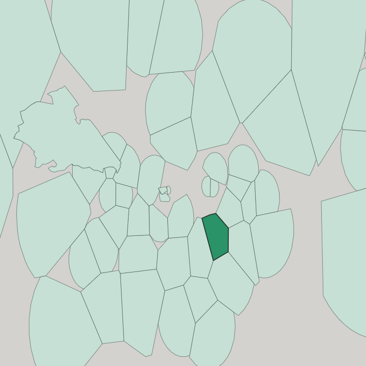 Map showing Peckham — In London