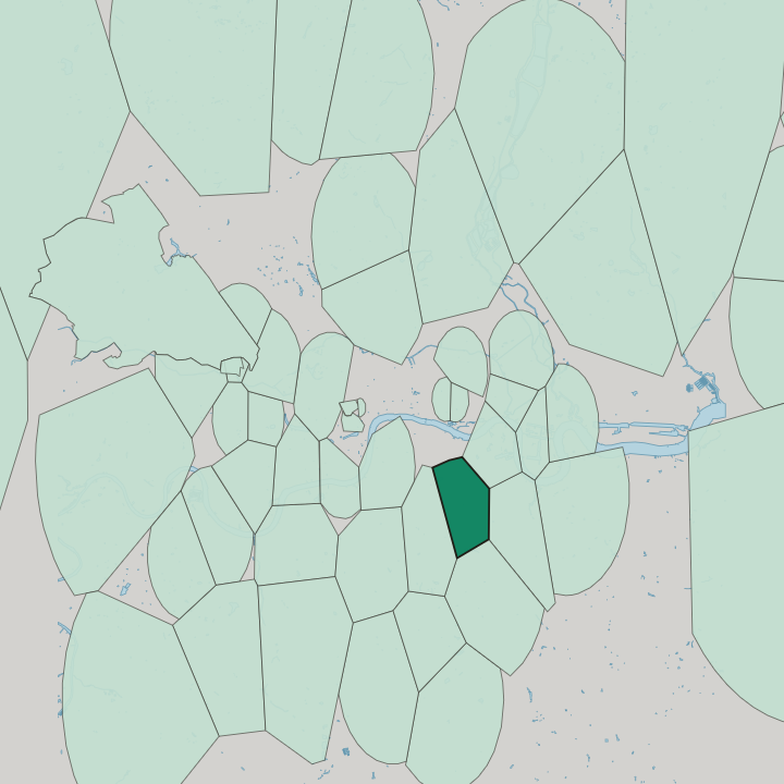 Map showing Peckham — In London