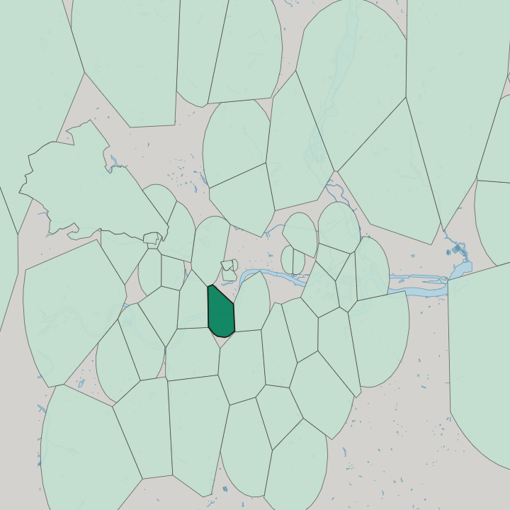 Map showing Pimlico — In London