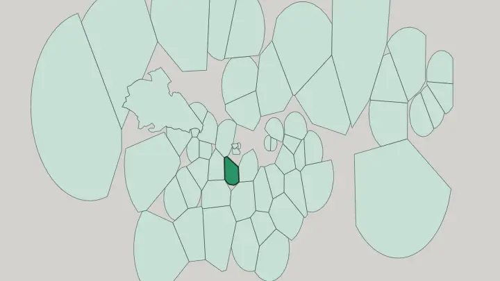 Map of Pimlico in London