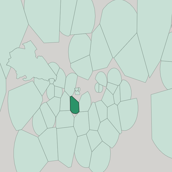 Map showing Pimlico — In London