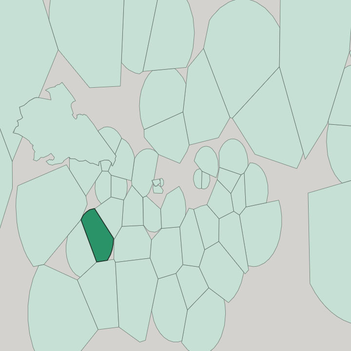 Map showing Putney — In London
