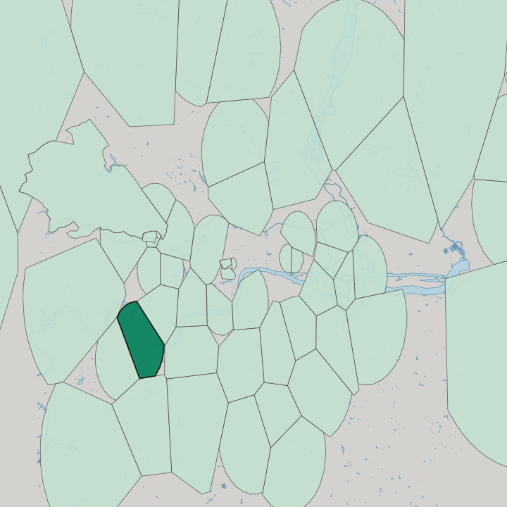 Map showing Putney — In London
