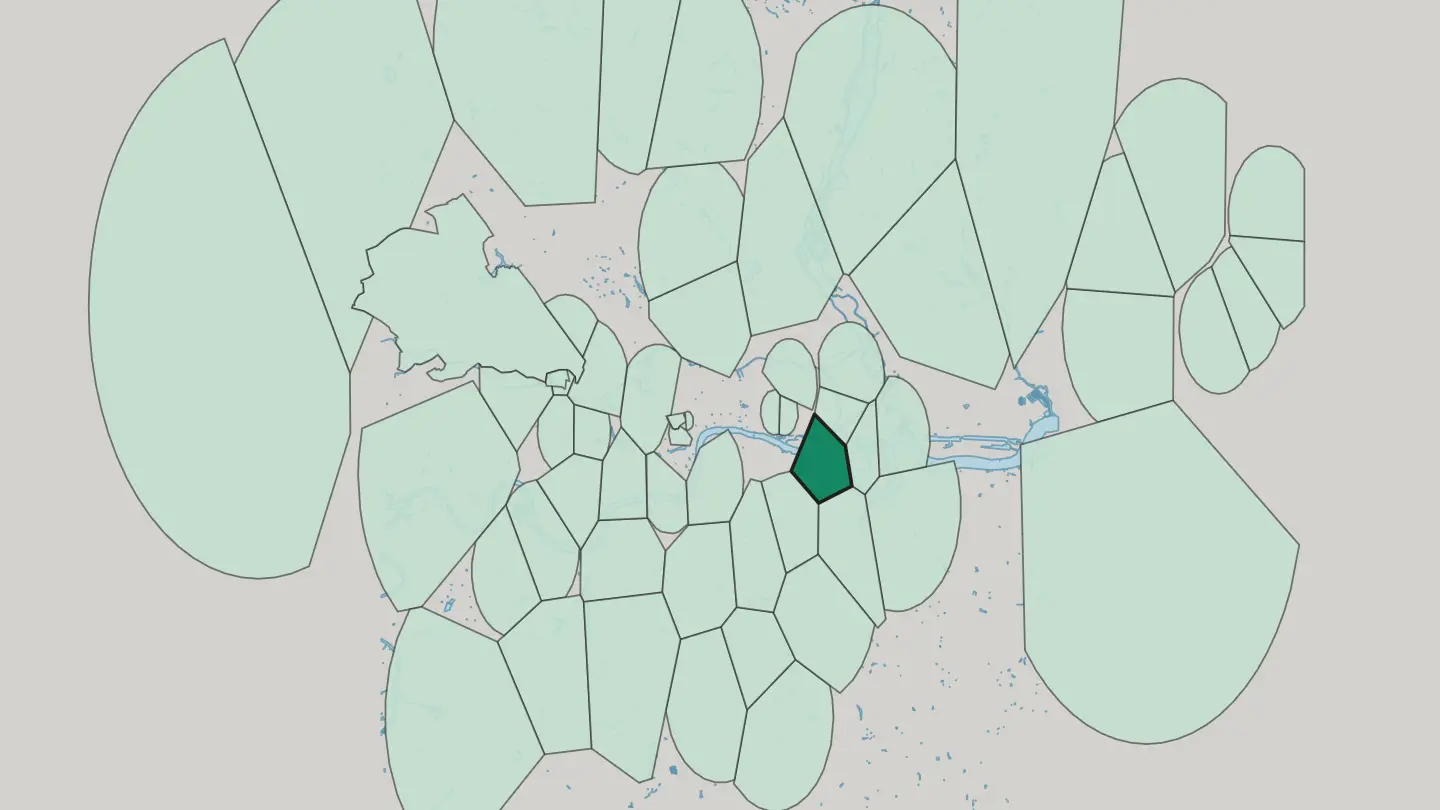 Map of Rotherhithe in London