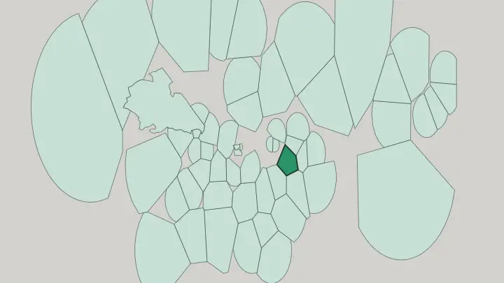 Map of Rotherhithe in London