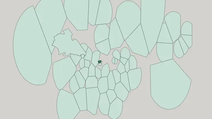 Map of Soho in London