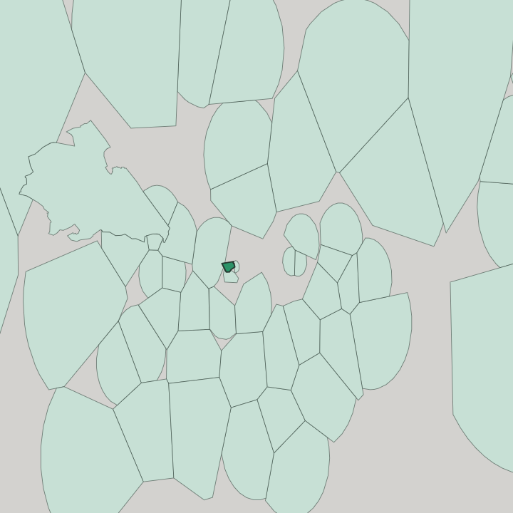 Map showing Soho — In London