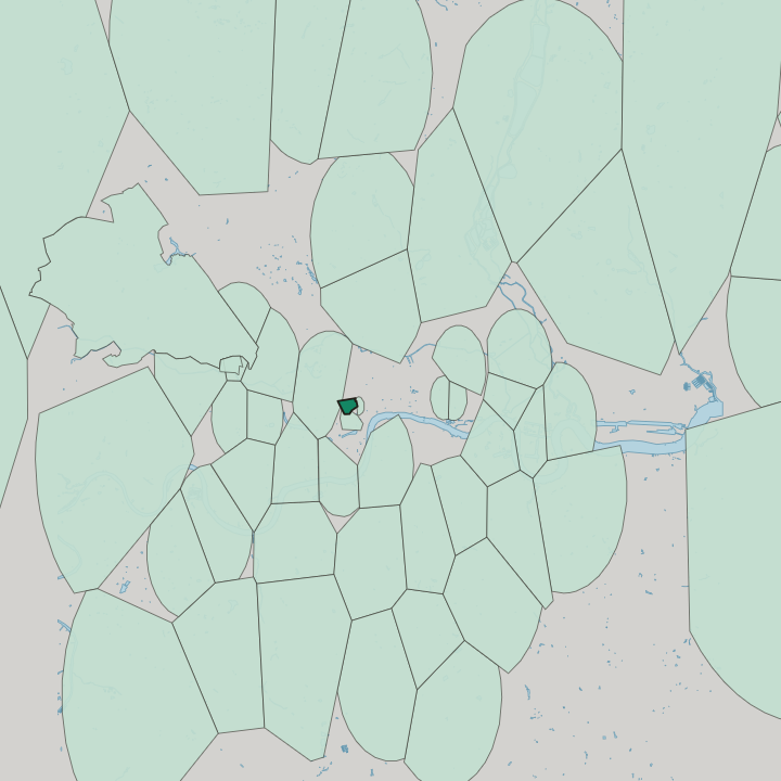 Map showing Soho — In London