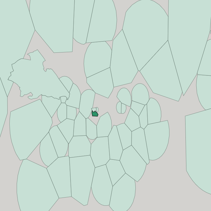 Map showing St James's — In London