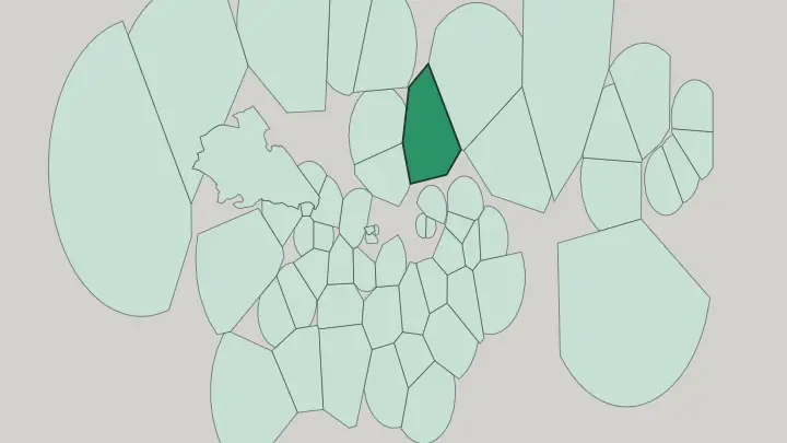 Map of Stamford Hill in London