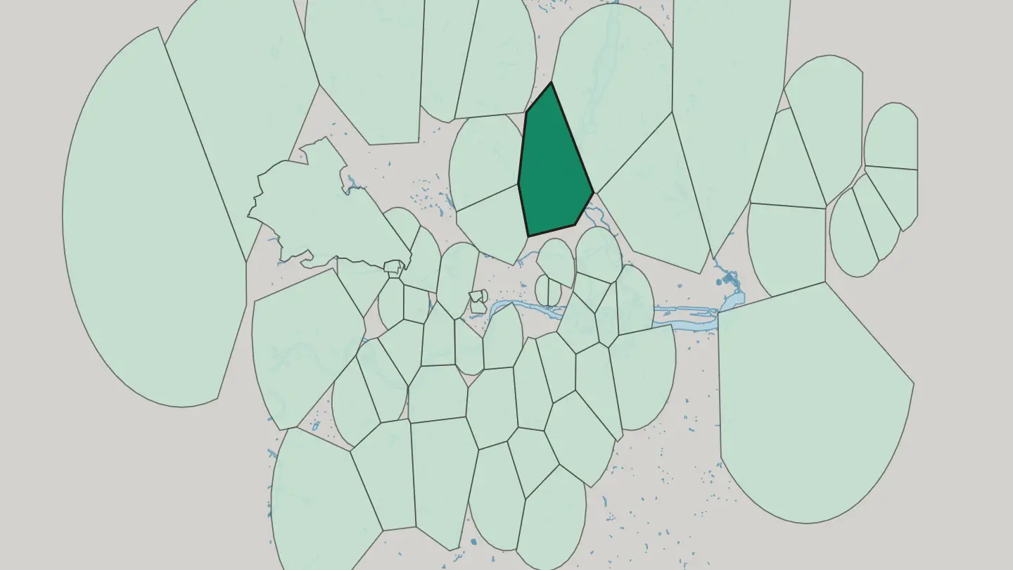 Map of Stamford Hill in London
