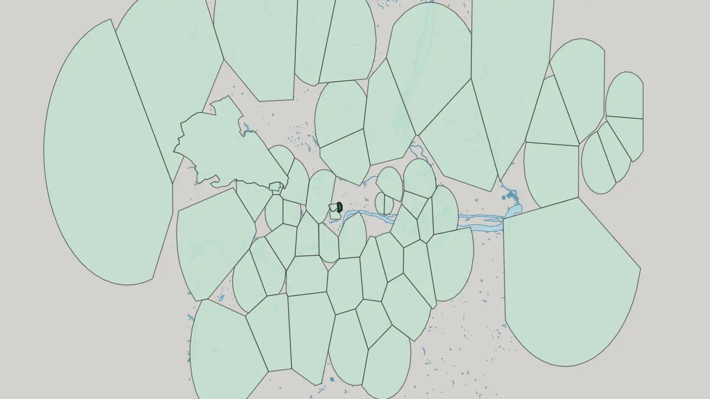 Map of West End of London in London